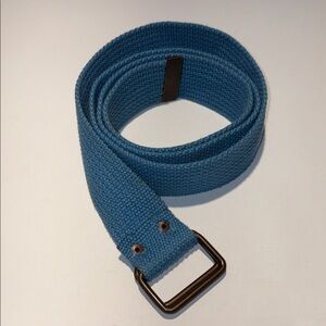 Blue Woven canvas Belt